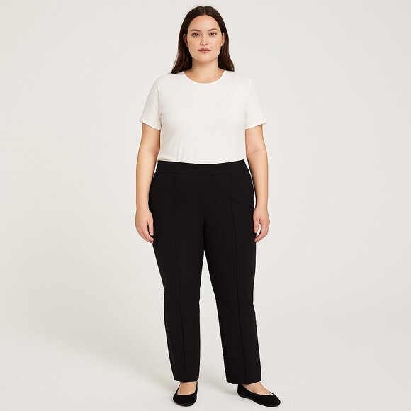 Anne Klein Brown Trousers Size Large - Picture 1 of 6